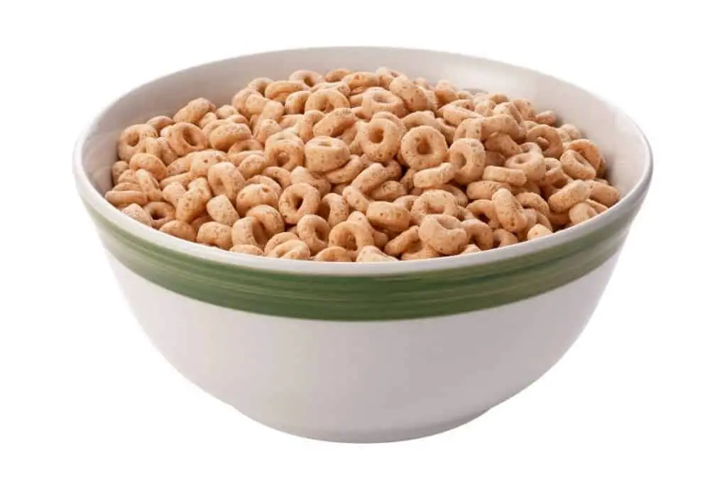cheerios in a bowl